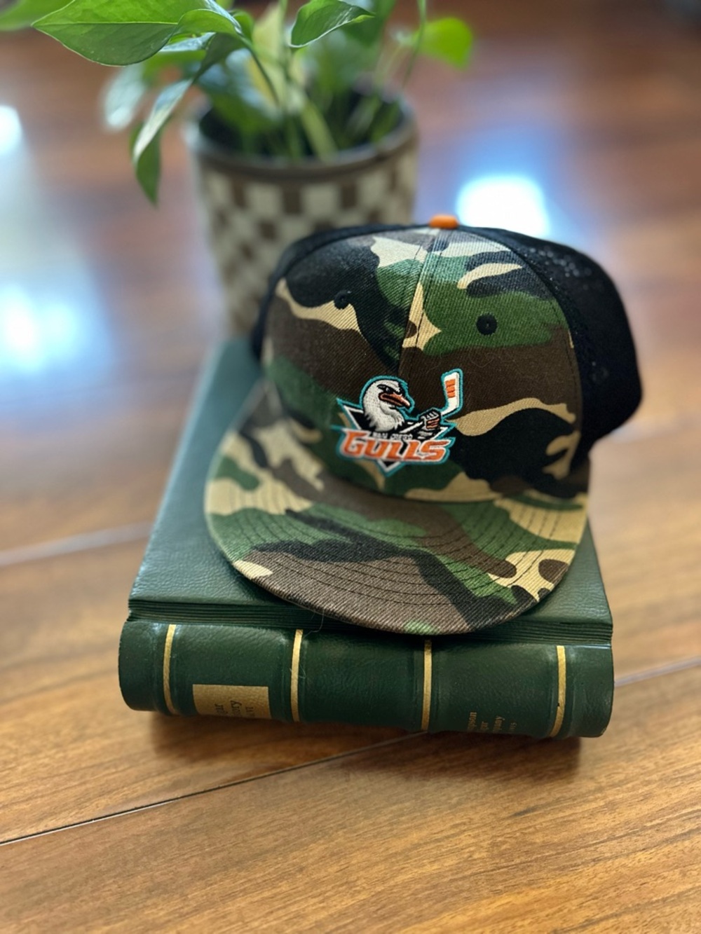 San Diego Gulls Camo Trucker Hat